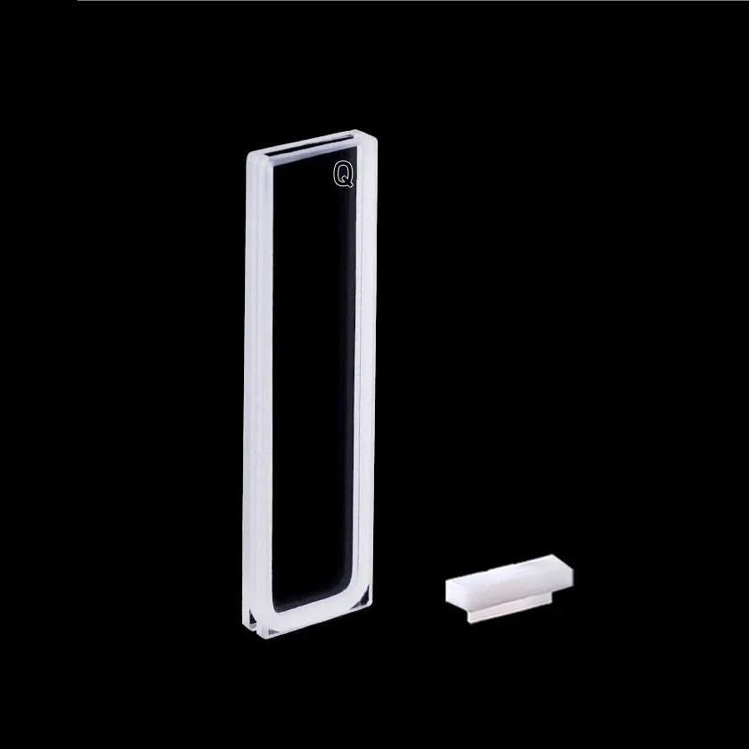 Celdas de absorción de cuarzo Cubeta de cuarzo de 1 mm (celda de muestra líquida) 350 ul for tecnología de sinterización de frita de espectrofotómetro 2/PK