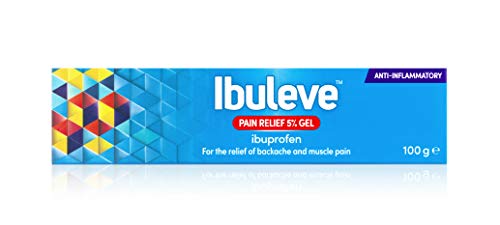 Ibuleve Pain Relief 5% Ibuprofen Gel Clinically Proven Anti-Inflammatory Relief for Joint Pain Sprains Backache Muscular Pains and Sports Injuries 100g
