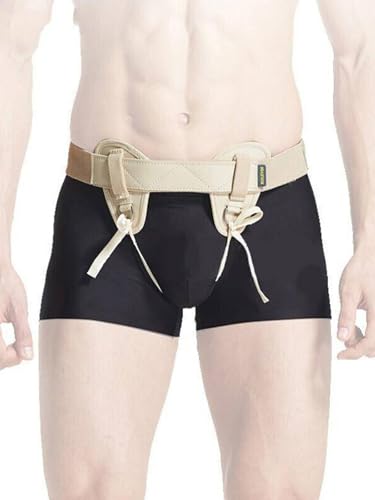 GEDRACKPMYN Adjustable Men's Inguinal Hernia Support Brace, Inguinal Groin Hernia Belt for Men and Women, Double Truss Support Strap, Pain Relief