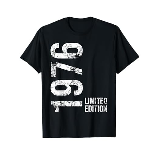46 Cumpleaños 46 Años Hombre Mujer Retro Vintage 1976 Regalo Camiseta