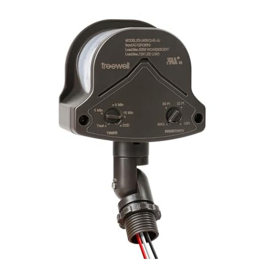 TREEWELL Adjustable Motion Detector for Security