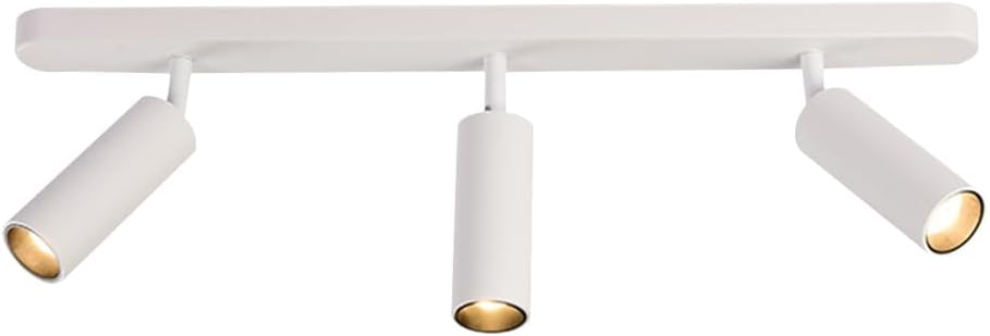 3-Light Adjustable Ceiling Spotlight - Versatile Track Lighting for Kitchen, Gallery, and Decorative Spaces(White-3000k,3 * 7W)