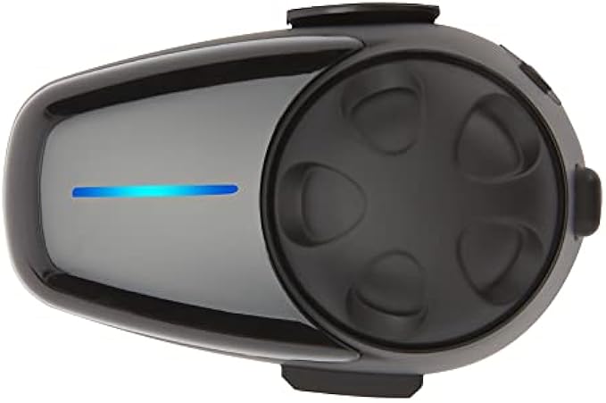 Sena SMH10-11 Motorcycle Bluetooth Headset / Intercom with Universal Microphone Kit (Single) , Black