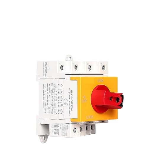 Sectionneur photovoltaïque CC 1000V 32A pour isoler les panneaux solaires du réseau