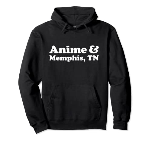 Anime y Memphis, TN o Tennessee Kawaii Sudadera con Capucha