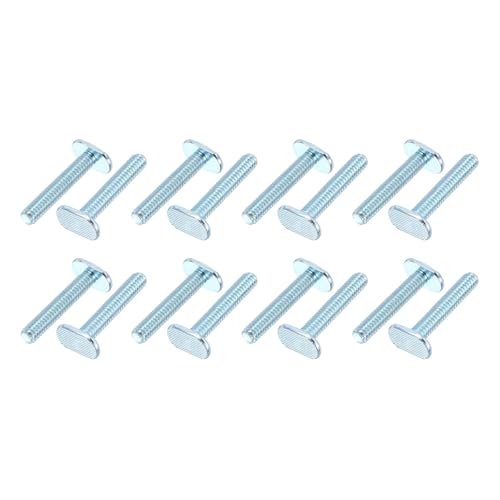 Tornillos de pista en T PATIKIL de 1/4 x 1-1/2 pulgadas pernos universales de carpintería 16 uds