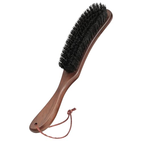 Wood Felt Brush with Boar Bristle Handle