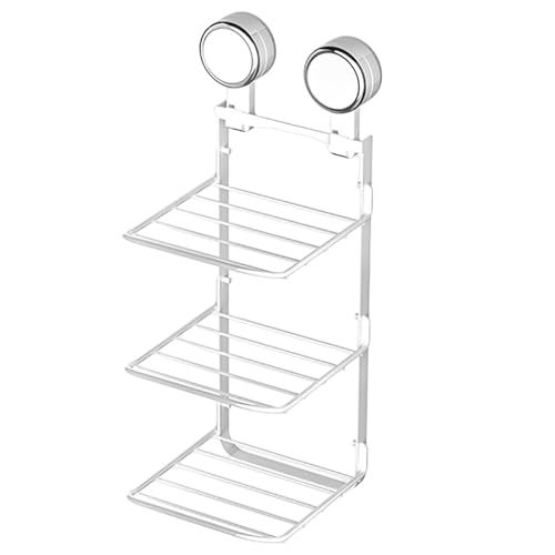 Estantería de pared plegable con 3 niveles extraíbles para cocina y baño 2
