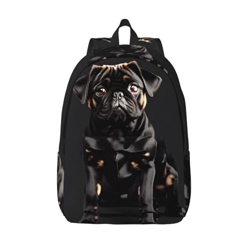 Sac à dos voyage carlin noir EdWal grand compartiment ordinateur homme femme