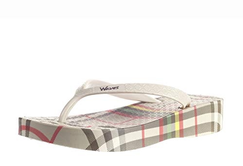 Image of Khadim's Waves Platform Heel Washable Slippers for Women