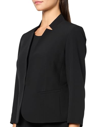 Women's Notched Collar Cardigan-Style Blazer & Dress, 2pc Set4