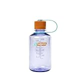 Nalgene 16 oz Narrow Mouth Water Bottle | Slim Cup Holder Size, BPA-Free, Durable & Leak Proof, Lightweight Travel Bottle, Amethyst