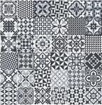 VINTAGE BLACK 16.5 x 16.5 Feinsteinzeug Wand- und Bodenfliese Keramik Deko-Fliese, Inhalt:0.55 m² (20 Fliesen)