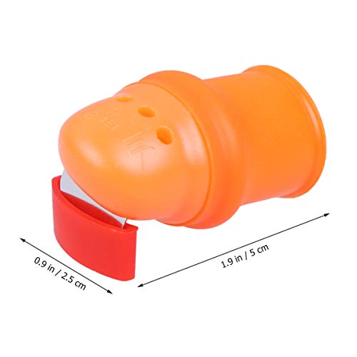 Faca de silicone para jardim da Yardwe para colheita, faca de dedo, faca de dedo para aparar ferrame