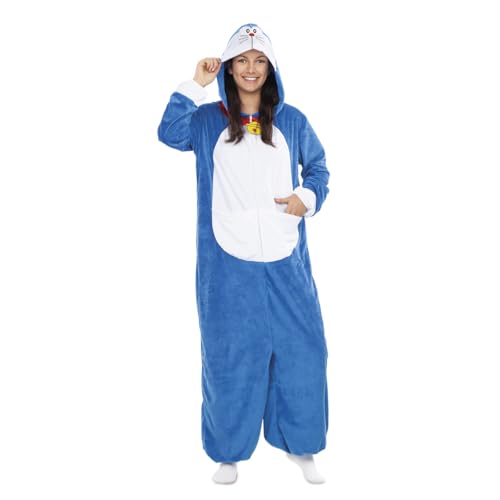 My Other Me - Disfraz de adulto de Doraemon Pijama Mono Kigurumi de Una Pieza con...