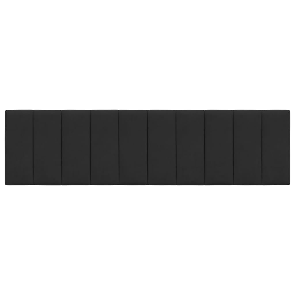 Genérico Cabecero de Cama Acolchado Hanko Terciopelo Negro 180 cm, Cabeceros y pies de Cama Negro,374683