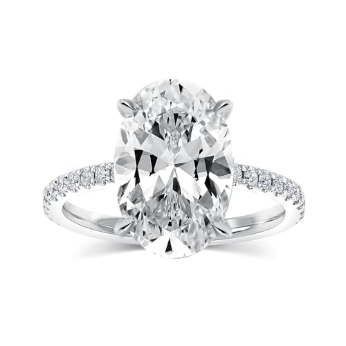 Bague de fiançailles ovale, le cadeau idéal en argent 925