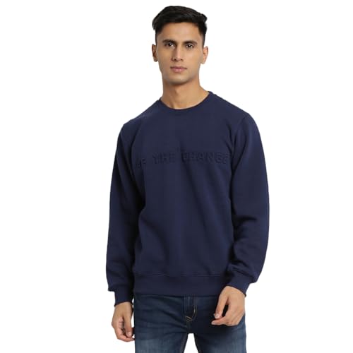 Pull homme tricot bleu ajusté col roulé hiver chaud