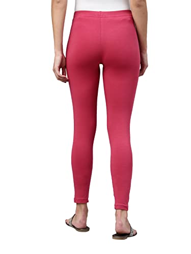 Image of GO COLORS Women Slim Cotton Leggings