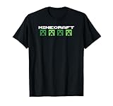 Minecraft Creeper Headcount Logo Tシャツ