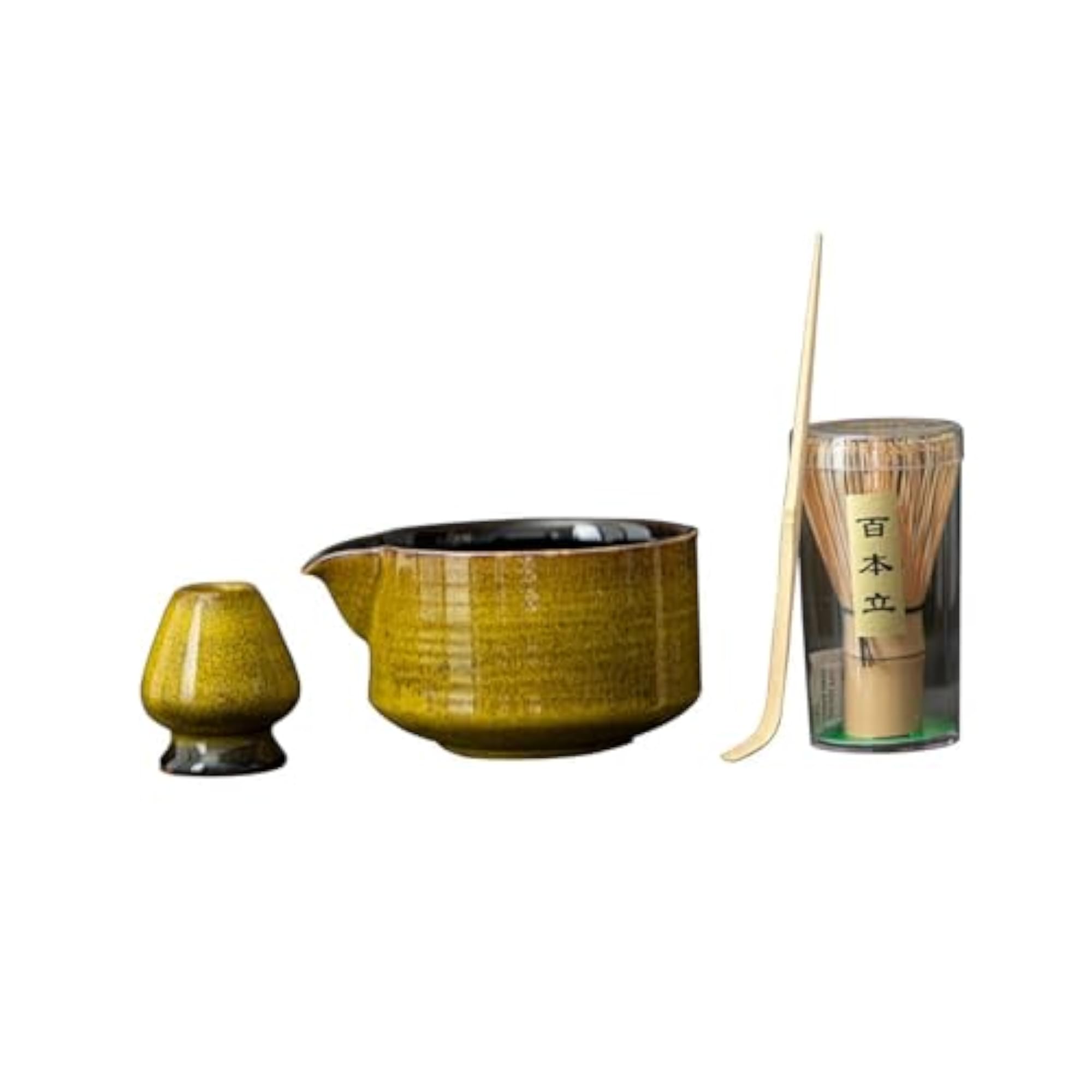 Japanese Matcha Tea Set with Ceremonial Bowl