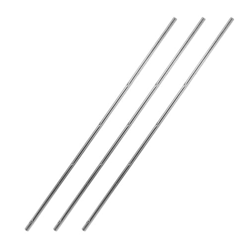 Baluue 3pcs Soccer Machine Pole Metal Rods for Foosball Table Easy Install Table Soccer Accessories for Boys and Girls Adults