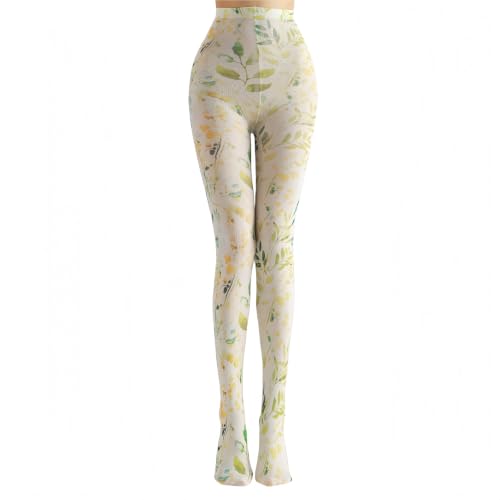 Image of Sahabowi Women Tights, Sheer High Waist Pantyhose, Vintage Control Top Stockings