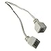 NTE Electronics LEDTA-8 Female Jumper Wire, 4-Pin to 4-Pin, 6" Length (Pack of 2)