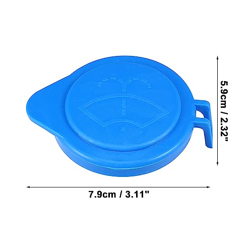 Acropix Windshield Washer Fluid Reservoir Bottle Cap Fit For Ford Focus - Pack Of 2 Blue #TOP5