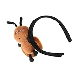 VICASKY Kakerlake Puppe Gruselige Tierform Pelzig Kunstplüsch Kaffee