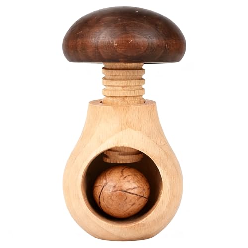 ピーカン ナッツ クラッカー - 多機能 手持ち 殻むき器 | 木製くるみ割り器 - ピーカン・栗・マカダミアナッツ・ティーンズ・キッズ・大人・高齢者・集まり・ピクニック・キャンプ用