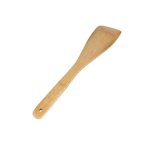 flat bamboo spatula - Bamboo Serving/Cooking Utensils - B18 - Angled Spatula/Paddle - 5 Pieces