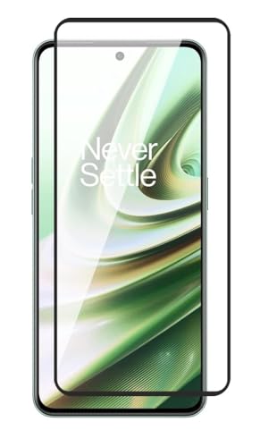 Image of Tempered Glass Screen Protector Compatible For Oneplus Nord Ce4 5G (Black) Edge To Edge Full Screen Coverage With Easy Installation Kit,Pack Of 1