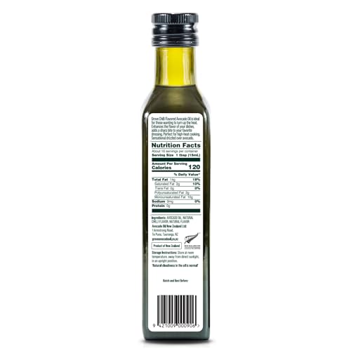 Image of Grove Chili Extra Virgin Avocado Oil Cold Pressed, High Heat Cooking, 8.4oz