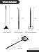 4-in-1 Aquarium Maintenance Tool Kit, Includes Curved Scissors, Tweezers, Sand Spatula, and Fish Net for Small Aquatic Tanks