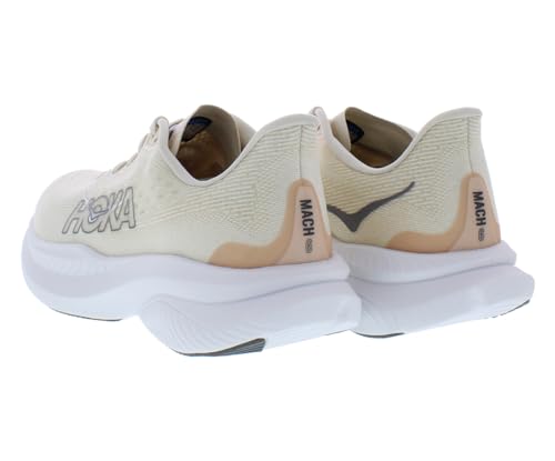 HOKA ONE ONE Mach 6 Womens Shoes Size 9, Color: Eggnog/Vanilla2