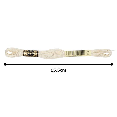 Image of DMC 6-Strand Embroidery Cotton Floss - Ecru - 12 /Pkg