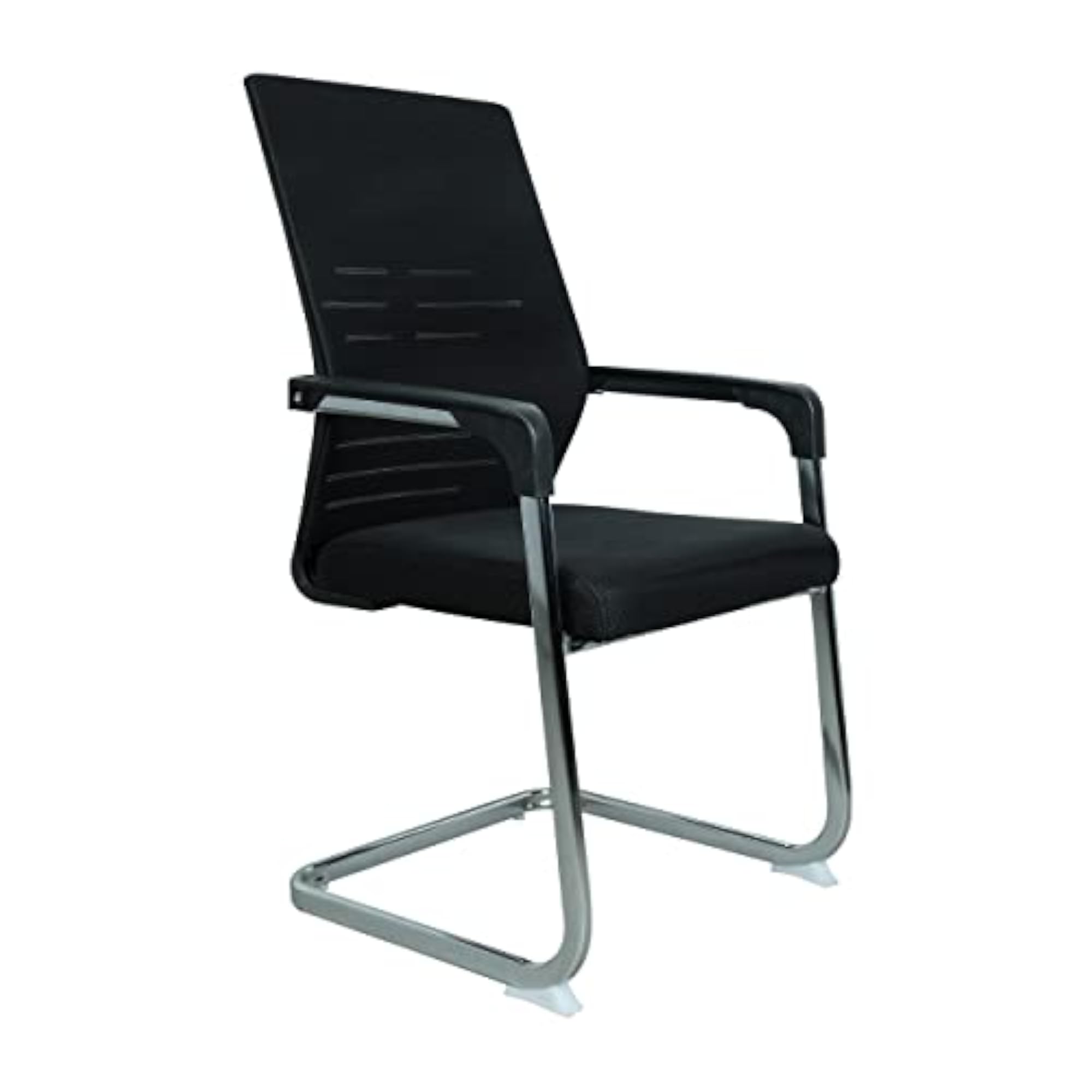 Modern Black Mesh Visitor Chair for Office