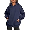 Trendy Queen Womens Oversized Hoodies Fleece Sweatshirts Fall Fashion 2025 Pullover Sweaters Winter Clothes