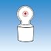 ACE GLASS 8262-07 PTFE-Clad Stopper, Glass, 14/20 Joint