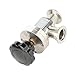 Bellows Isolation Valve KF16 for High Vacuum Systems Manual Right Angle Valve with 304 Stainless Steel, Industrial Vacuum Isolation Valve