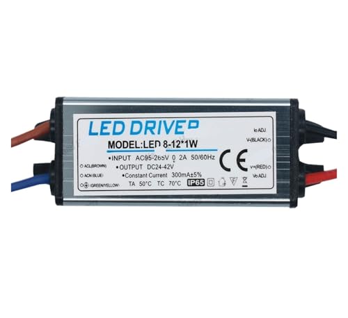 LEDhCo[ 1-3W 4-7W 8-12W 12-18W 18-24W 25-36W AC95V-265V d 300mA h IP65 ƖgX(8-12W DC24-42V)