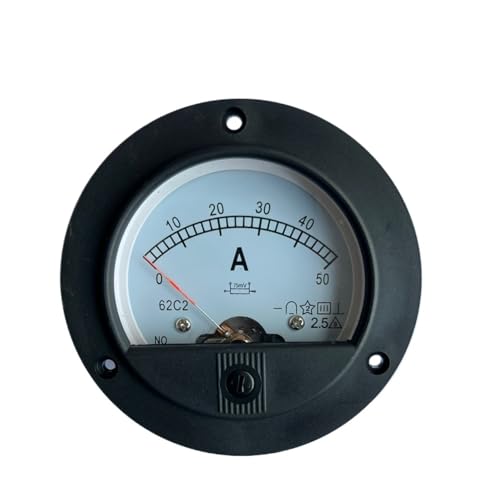 Voltmètre analogique rond DC25V haute précision avec cadran épuré 62C2