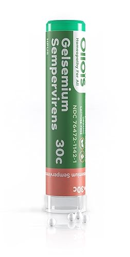 OLLOIS Gelsemium Sempervirens 30c, Organic, Lactose-Free Homeopathic, 80 Pellets (Pack of 1)