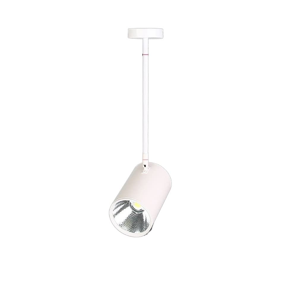 Faretti da soffitto a LED con palo Lungo montati in Superficie, faretti Regolabili, Illuminazione a Binario per Appendere Abiti, Illuminazione a Pannello antiabbagliamento COB Commerciale, Access