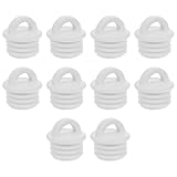 Amosfun 10 Stück Silikon Moppeimer Stopfen 1,85 1,92cm Lochstopfen Ersatz Ablassverschluss für Putzeimer