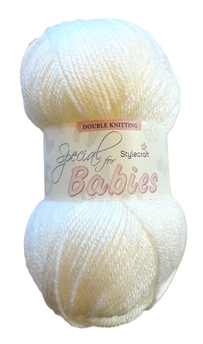 Stylecraft 9241001 Special for Babies DK White (1001) Yarn - 100g