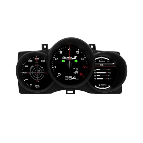 12.3インチ Linux カーデジタルクラスター計器コックピット ポルシェ マカン 2010-2015 LCD スピードメーター ダッシュボード プレーヤー対応