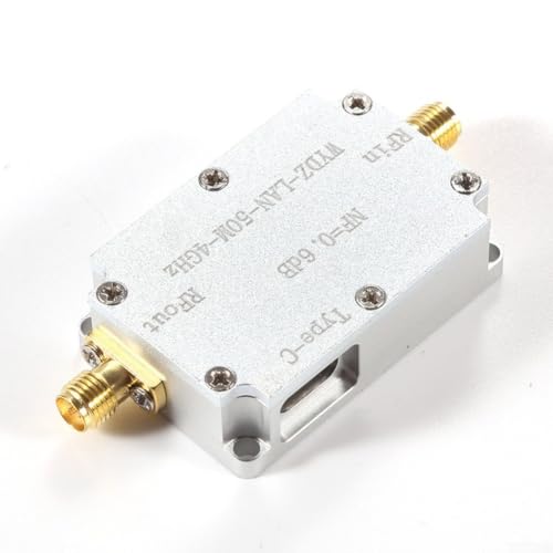 Módulo LNA SPF5189Z elimina el ruido en recepción RF con chasis protector 5