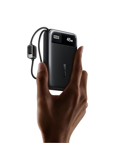 Baseus 20000mAh Compact Portable Charger 45W, CCC Certified Power Bank